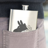 ハンドシルエットビリーヤギ フラスク (インサイチュ)