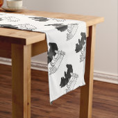 ハンドシルエットベアーカブ ショートテーブルランナー (インサイチュ)