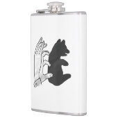 ハンドシルエットベアーカブ フラスク (左)