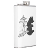 ハンドシルエットベアーカブ フラスク (右)