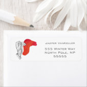 ハンドシルエットラクダ赤 ラベル (インサイチュ)