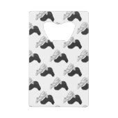 ハンドシルエットラクダ クレジットカード栓抜き (正面)