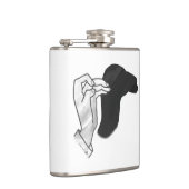 ハンドシルエットラクダ フラスク (右)