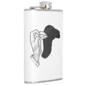 ハンドシルエットラクダ フラスク (右)