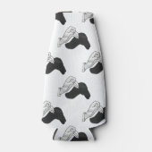 ハンドシルエットラクダ ボトルクーラー (正面)