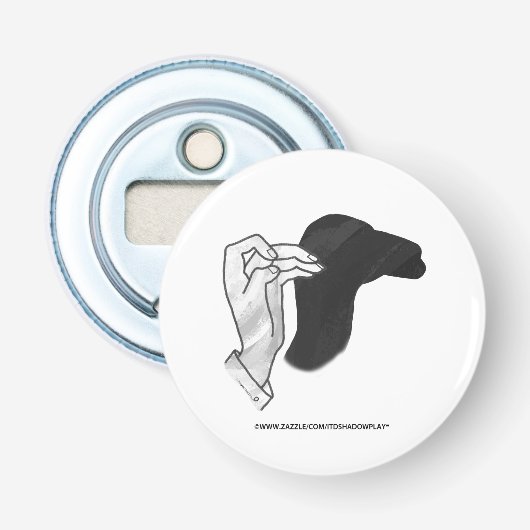 ハンドシルエットラクダ 栓抜き (正面)