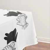 ハンドシルエット犬 テーブルクロス (インサイチュ)