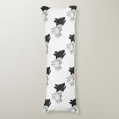 ハンドシルエット犬 ボディピロー (正面縦)