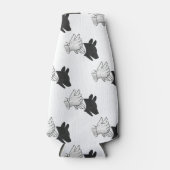 ハンドシルエット犬 ボトルクーラー (正面)