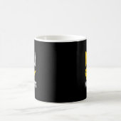 ハンドジェスチャーろう難聴認識度3 コーヒーマグカップ (中央)