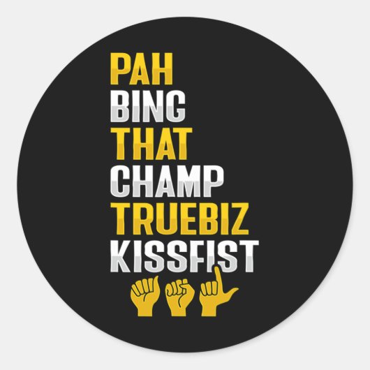 ハンドジェスチャーろう難聴認識度8 ラウンドシール (正面)