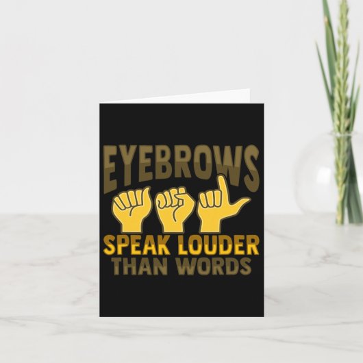 ハンドジェストチャー 聴覚障害 難聴 Awareness 5 カード (正面)