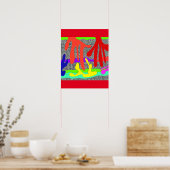 ハンドジーブポスタープリント ポスター (キッチン)