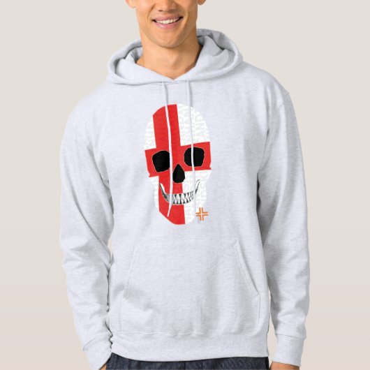 ハンドスカルイングランドフードSweatshirt B2 パーカ (正面)