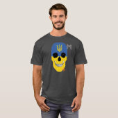 ハンドスカルウクライナTシャツ基本B2 Tシャツ (正面フル)