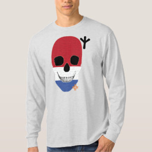 ハンドスカルオランダ長袖TシャツB2 Tシャツ