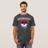ハンドスカルオランダtシャツ基本B2 Tシャツ (正面フル)