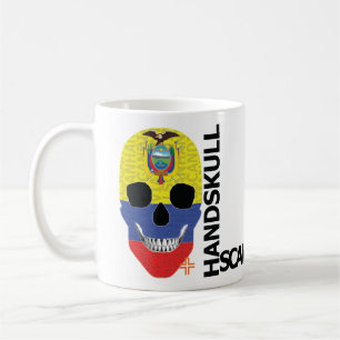 ハンドスカルクラシックエクアドルMug O4 コーヒーマグカップ