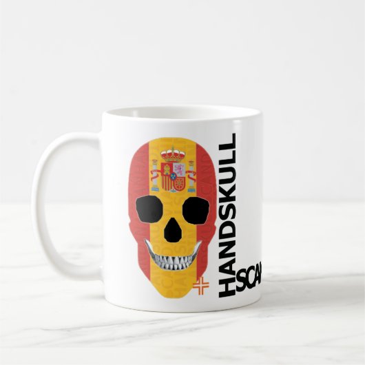 ハンドスカルクラシックスペインMug O4 コーヒーマグカップ (左)