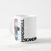 ハンドスカルクラシックセルビアMUG O4 コーヒーマグカップ (正面左)