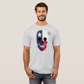 ハンドスカルテキサス州Tシャツ基本B2 Tシャツ (正面フル)