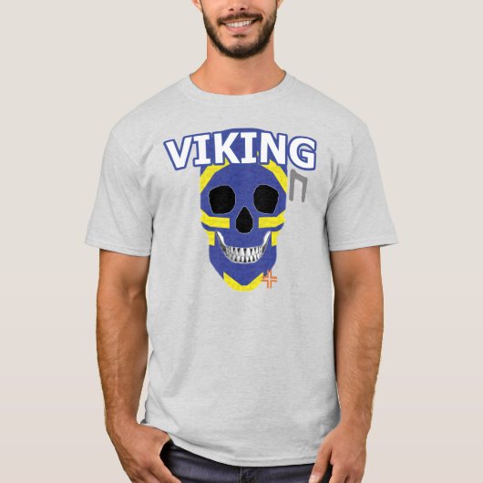 ハンドスカルバイキングTシャツ基本B2 Tシャツ (正面)