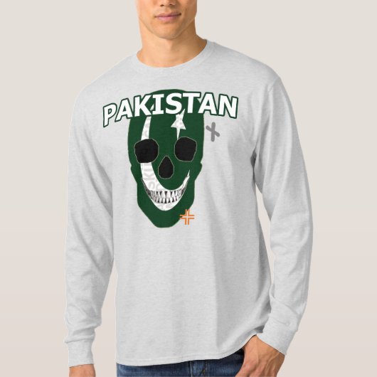 ハンドスカルパキスタン長袖TシャツB2 Tシャツ (正面)