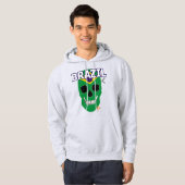 ハンドスカルブラジルフードSweatshirt B2 パーカ (正面フル)