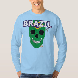 ハンドスカルブラジル長袖TシャツB2 Tシャツ