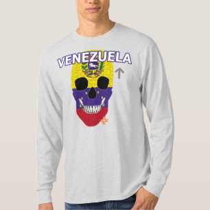 ハンドスカルベネズエラ長袖TシャツB2 Tシャツ