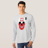 ハンドスカルポーランド長袖TシャツB2 Tシャツ (正面フル)