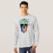 ハンドスカル南アフリカ長袖TシャツB2 Tシャツ (正面フル)