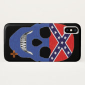 ハンドスカル反乱軍ブルーケースiPhone X B2 Case-Mate iPhoneケース (裏面(横))