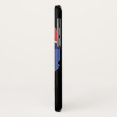 ハンドスカル反乱軍ブルーケースiPhone X B2 Case-Mate iPhoneケース (裏面/左)