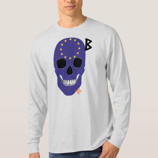 ハンドスカル欧州長袖TシャツB2 Tシャツ (正面)
