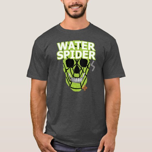 ハンドスカル水蜘蛛Tシャツ基本B2 Tシャツ (正面)