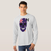 ハンドスカル長袖TシャツB2 Tシャツ (正面フル)