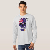 ハンドスカル長袖TシャツB2 Tシャツ (正面フル)