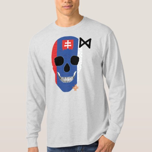 ハンドスカル長袖TシャツB2 Tシャツ (正面)