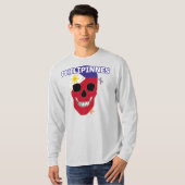ハンドスカル長袖TシャツB2 Tシャツ (正面フル)