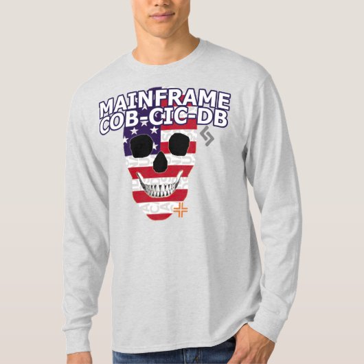 ハンドスカル長袖TシャツB2 Tシャツ (正面)