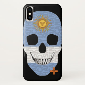 ハンドスカルArgentinaケースiPhone X B2 iPhone X ケース