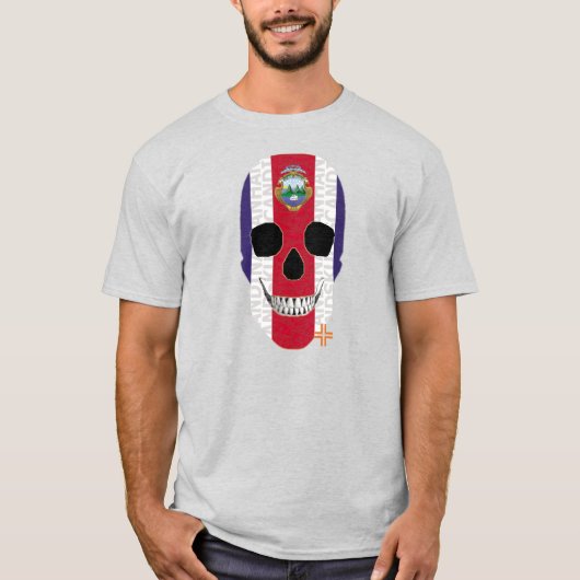 ハンドスカルCosta Rica Tシャツ基本B2 Tシャツ (正面)
