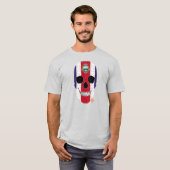ハンドスカルCosta Rica Tシャツ基本B2 Tシャツ (正面フル)