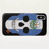 ハンドスカルEl SalvadorケースiPhone X B2 Case-Mate iPhoneケース (裏面(横))