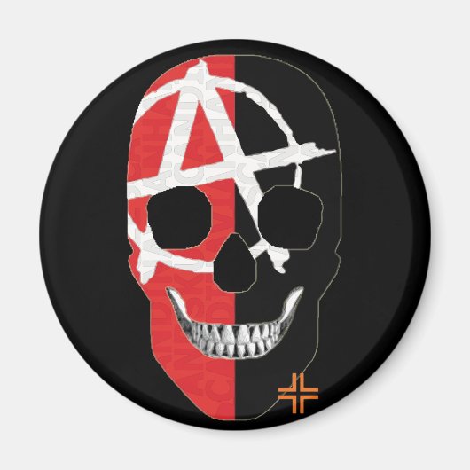 ハンドスカルFAIラウンドマグネットB2 マグネット (正面)