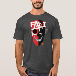 ハンドスカルFAI Tシャツ基本B2 Tシャツ