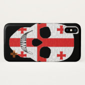 ハンドスカルGeorgiaケースiPhone X B2 Case-Mate iPhoneケース (裏面(横))