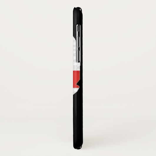 ハンドスカルGeorgiaケースiPhone X B2 Case-Mate iPhoneケース (裏面/左)