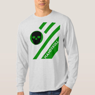 ハンドスカルLIVフォレストグリーンバーTシャツロングベッド Tシャツ